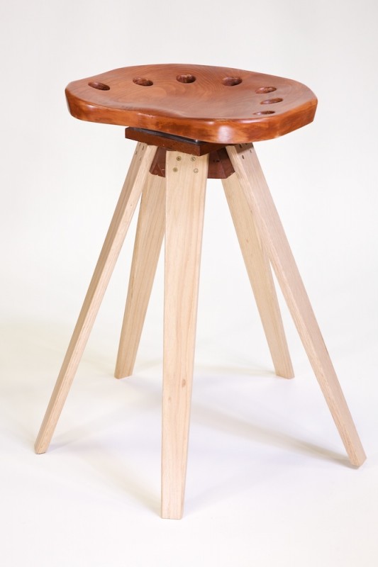 These Woodworkers Made 38 Custom Wood Stools, Now Vote For Your